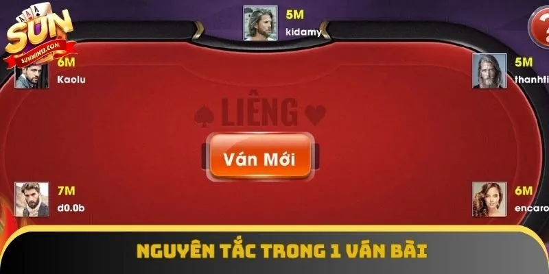 Nguyên tắc trong 1 ván bài Nguyên tắc trong 1 ván bài